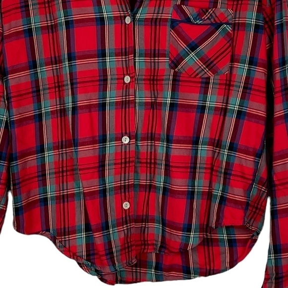 VICTORIA'S SECRET PLAID HOLIDAY RED GREEN FLANNEL MATCHING PJ PAJAMA SET - Picture 9 of 15